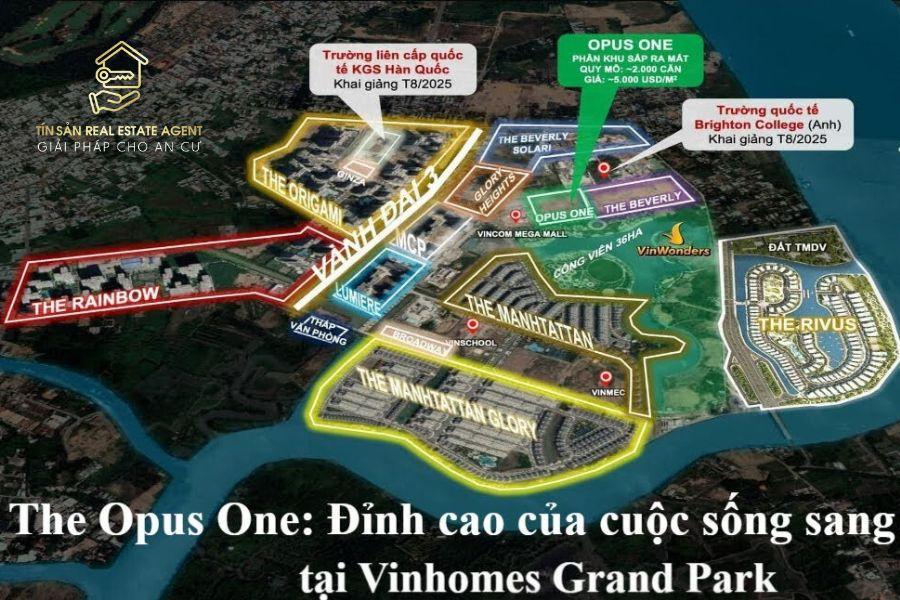 Dự án The Opus One - Vinhomes Grand Park tại Thủ Đức